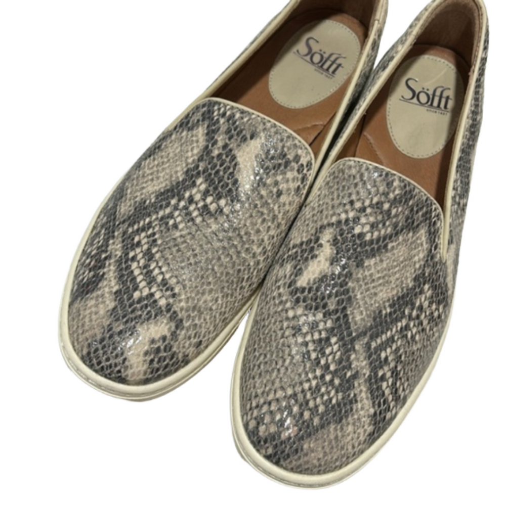Sofft  leather upper lining and sock size 10 GUC